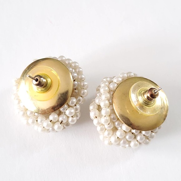 Vintage | Chunky Pearl Statement Earrings - Picture 5 of 7
